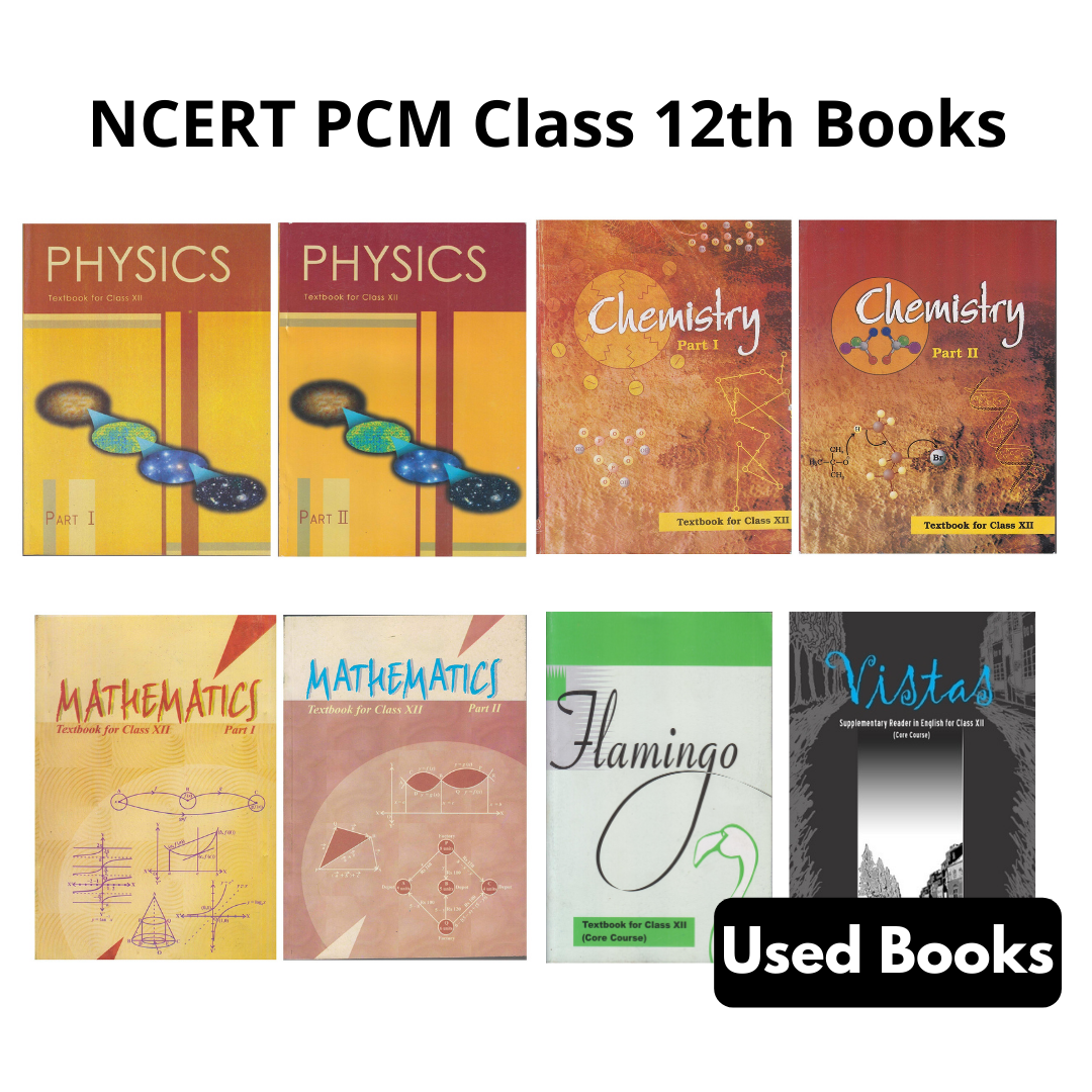 Class 12th NCERT Books Set English (PCM) Snatch Books