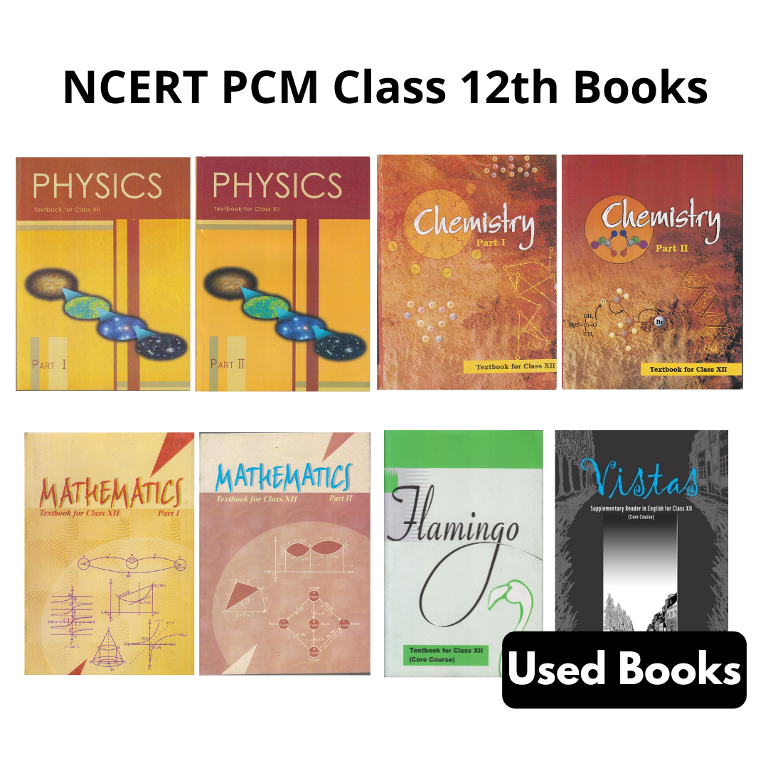 Class 12th NCERT Books Set English PCM Snatch Books