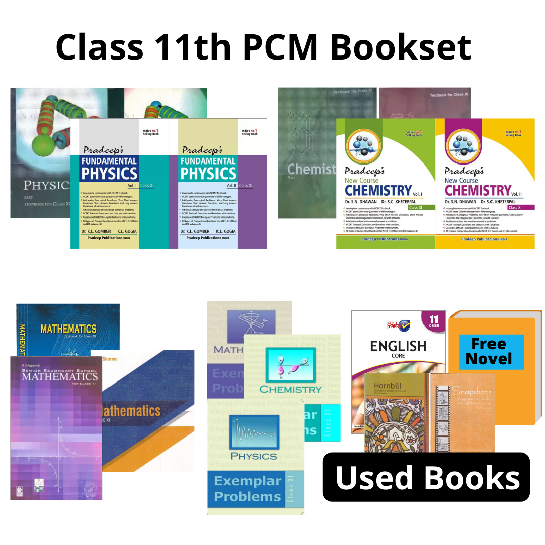 Class 11th All Books Set- English (PCM)- Jumbo- NCERT + Guide ...